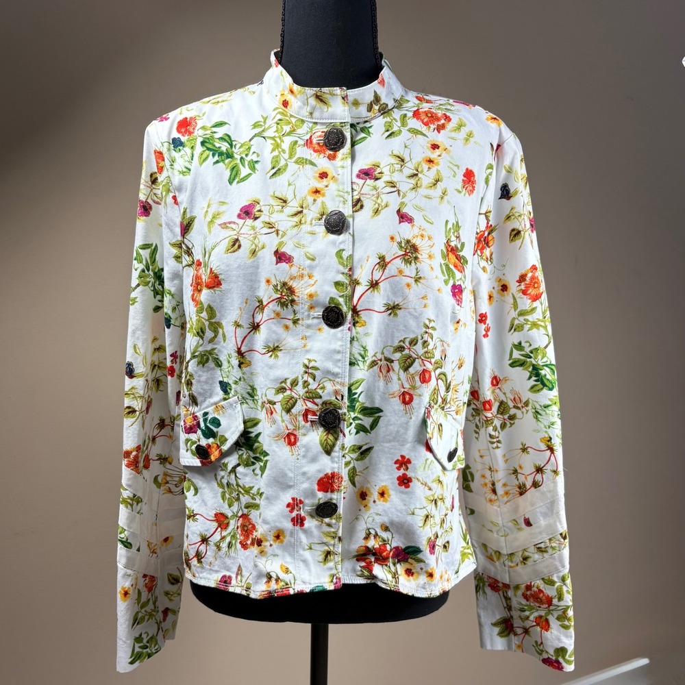 Disney Alice Thru the Looking Glass Colleen Atwood Designer Floral Jacket W Lge